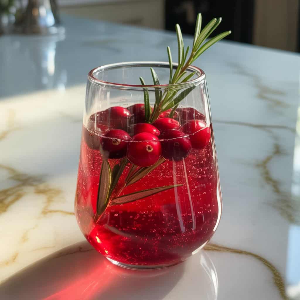 Cranberry Sparkler Mocktail Recipe