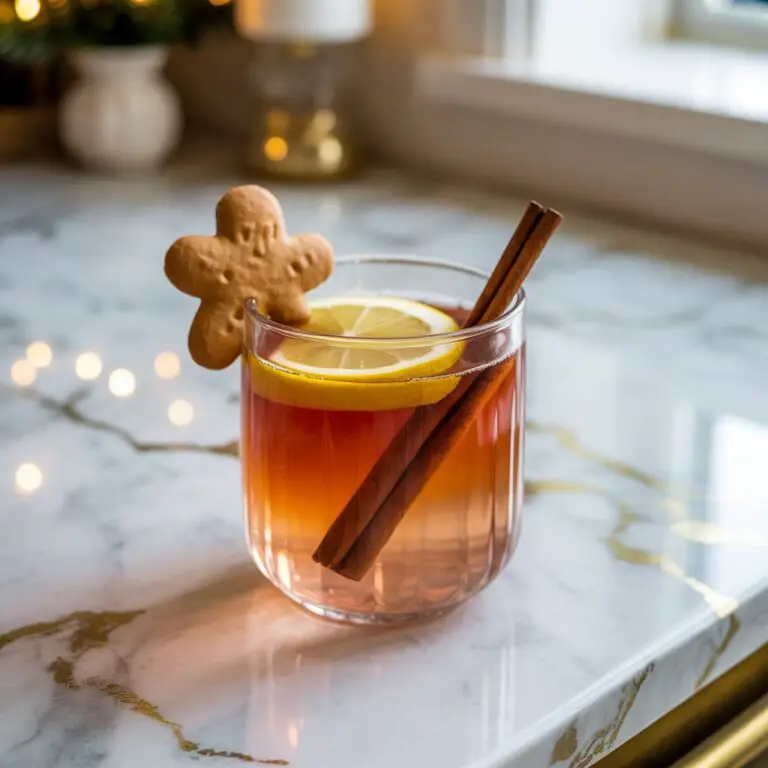 Gingerbread Lemonade Mocktail Recipe