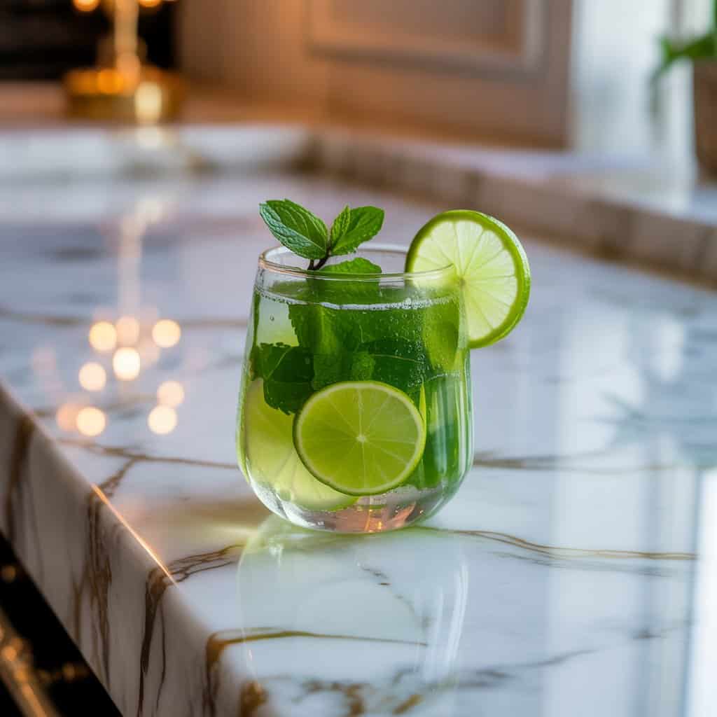 Minty Lime Refresher Mocktail Recipe