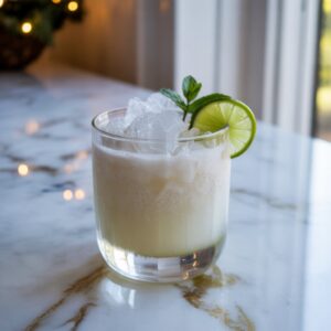 Frosty Coconut Cooler Mocktail Recipe