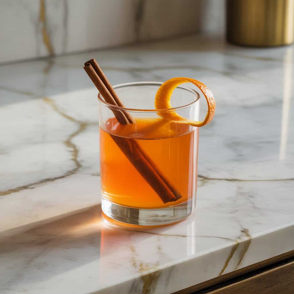Cinnamon Orange Twist Mocktail Recipe