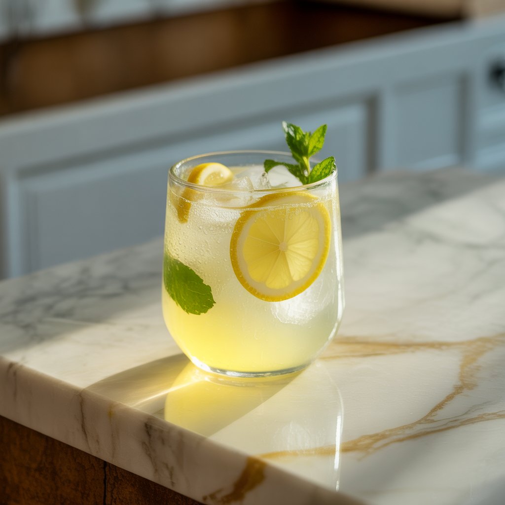 Frosty Lemonade Mocktail Recipe