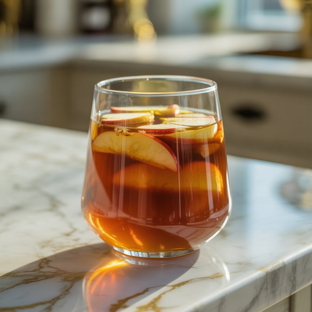 Caramel Apple Cider Mocktail Recipe