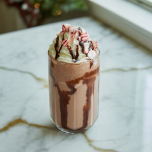 Chocolate Peppermint Shake Mocktail Recipe