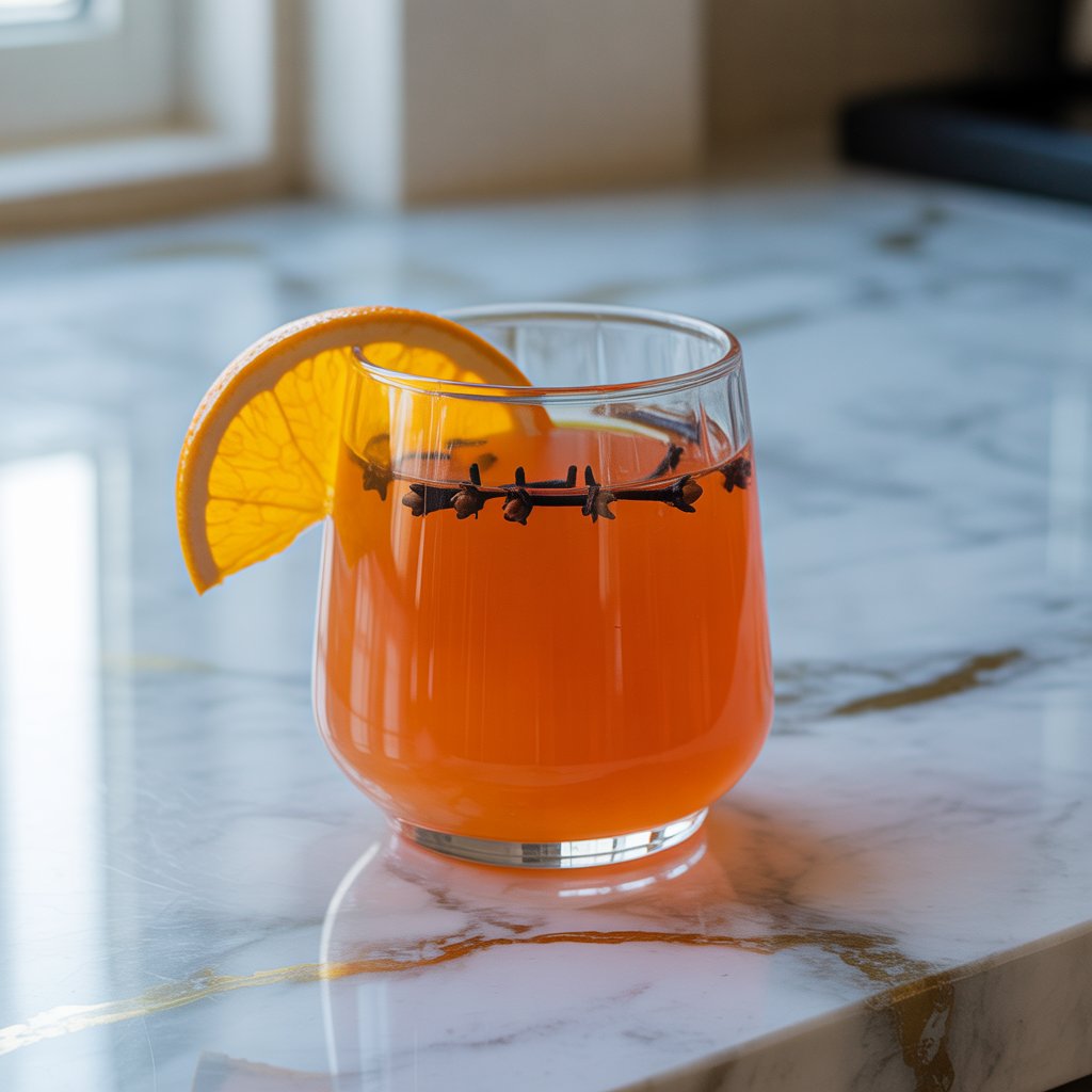 Orange Clove Punch Mocktail Recipe