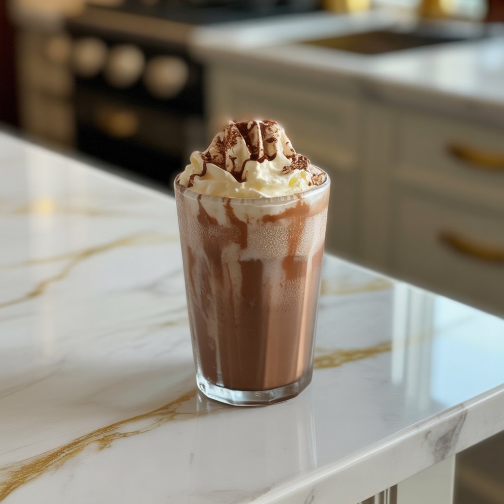 Frozen Hot Chocolate Mocktail Recipe