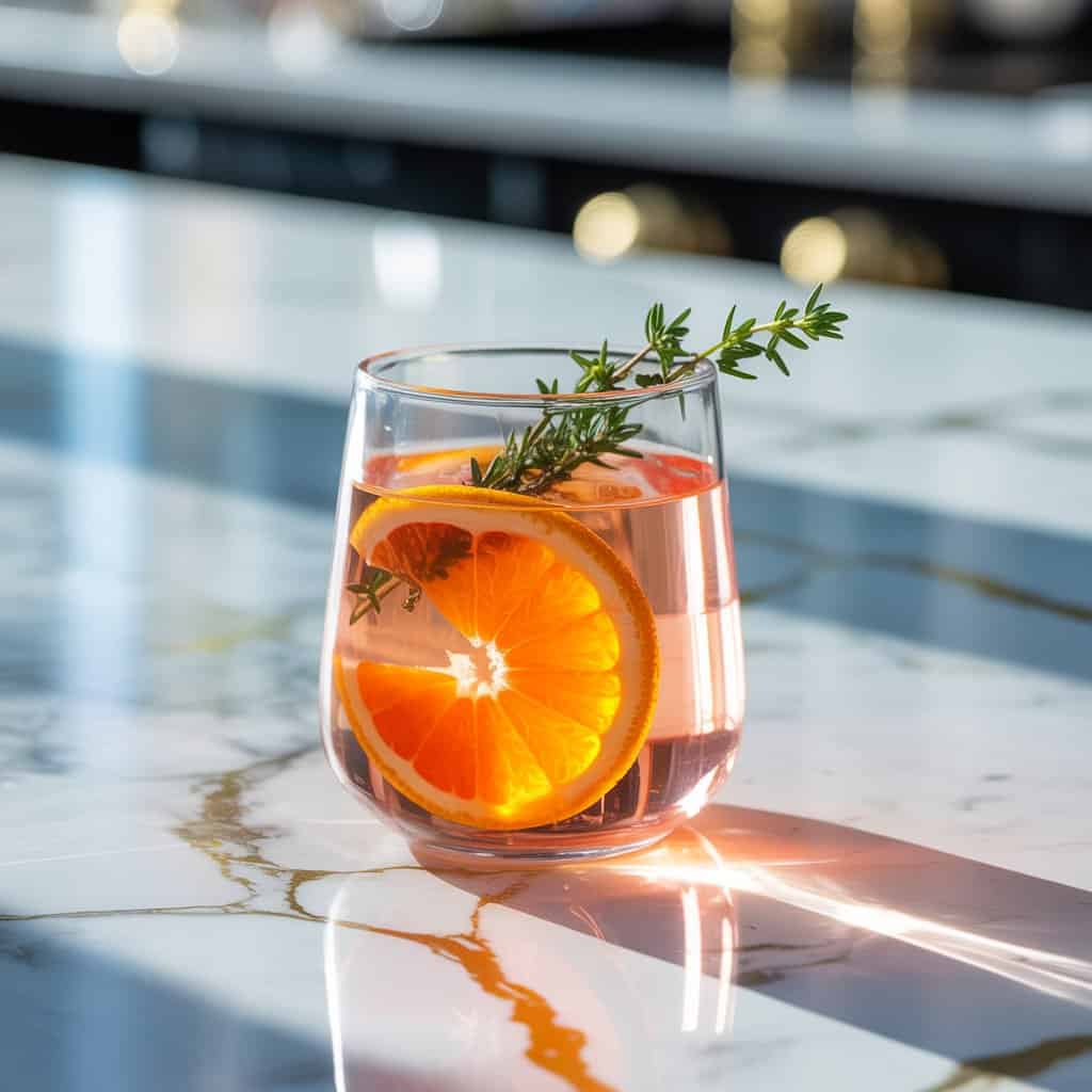 Tangerine Thyme Spritz Cocktail Recipe