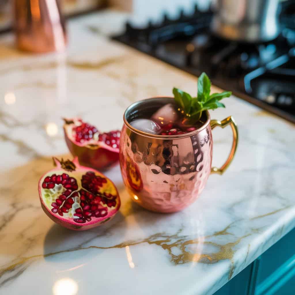 Pomegranate Moscow Mule Cocktail Recipe
