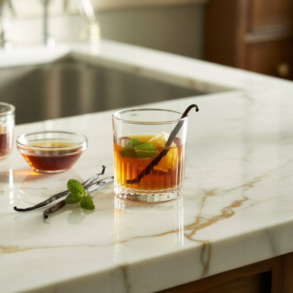 Vanilla Bean Bourbon Smash Cocktail Recipe