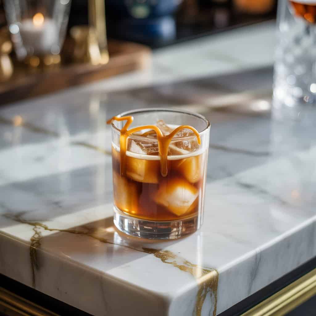 Salted Caramel White Russian Cocktail Recipe