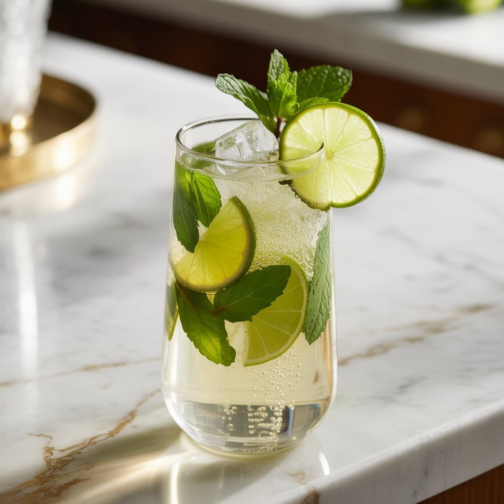 Champagne Mojito Cocktail Recipe
