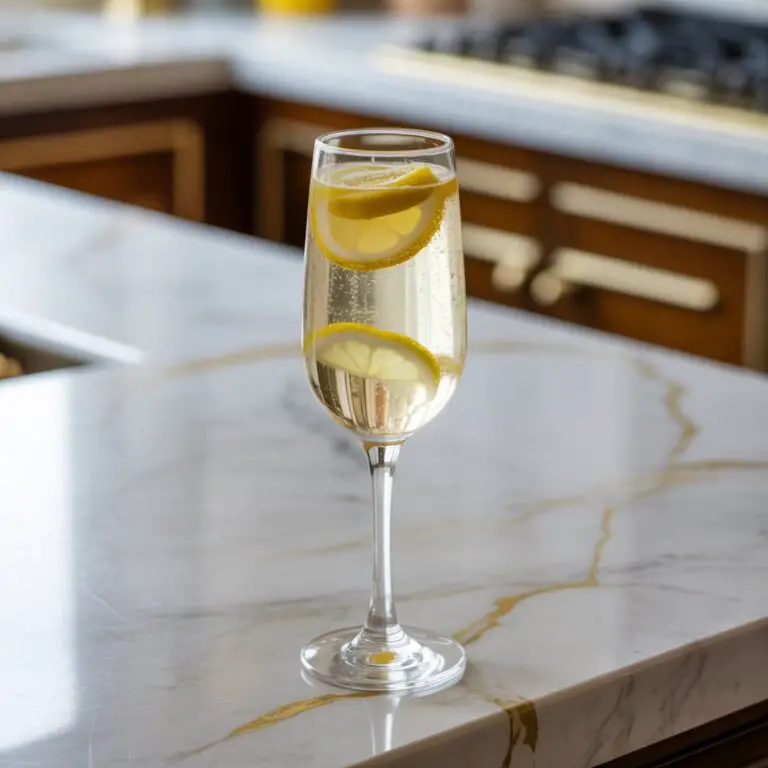 Lemon Ginger Prosecco Cocktail Recipe