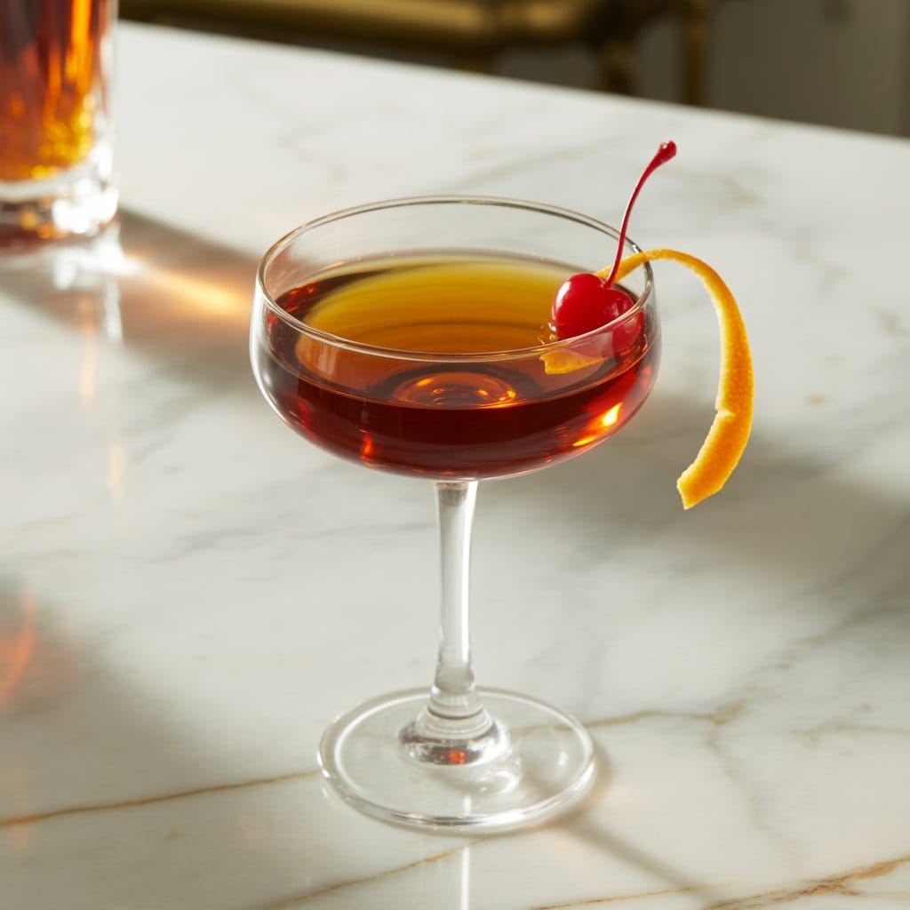 New Year’s Manhattan Cocktail Recipe