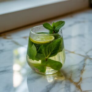 Minted Green Tea Cooler Mocktail Recipe