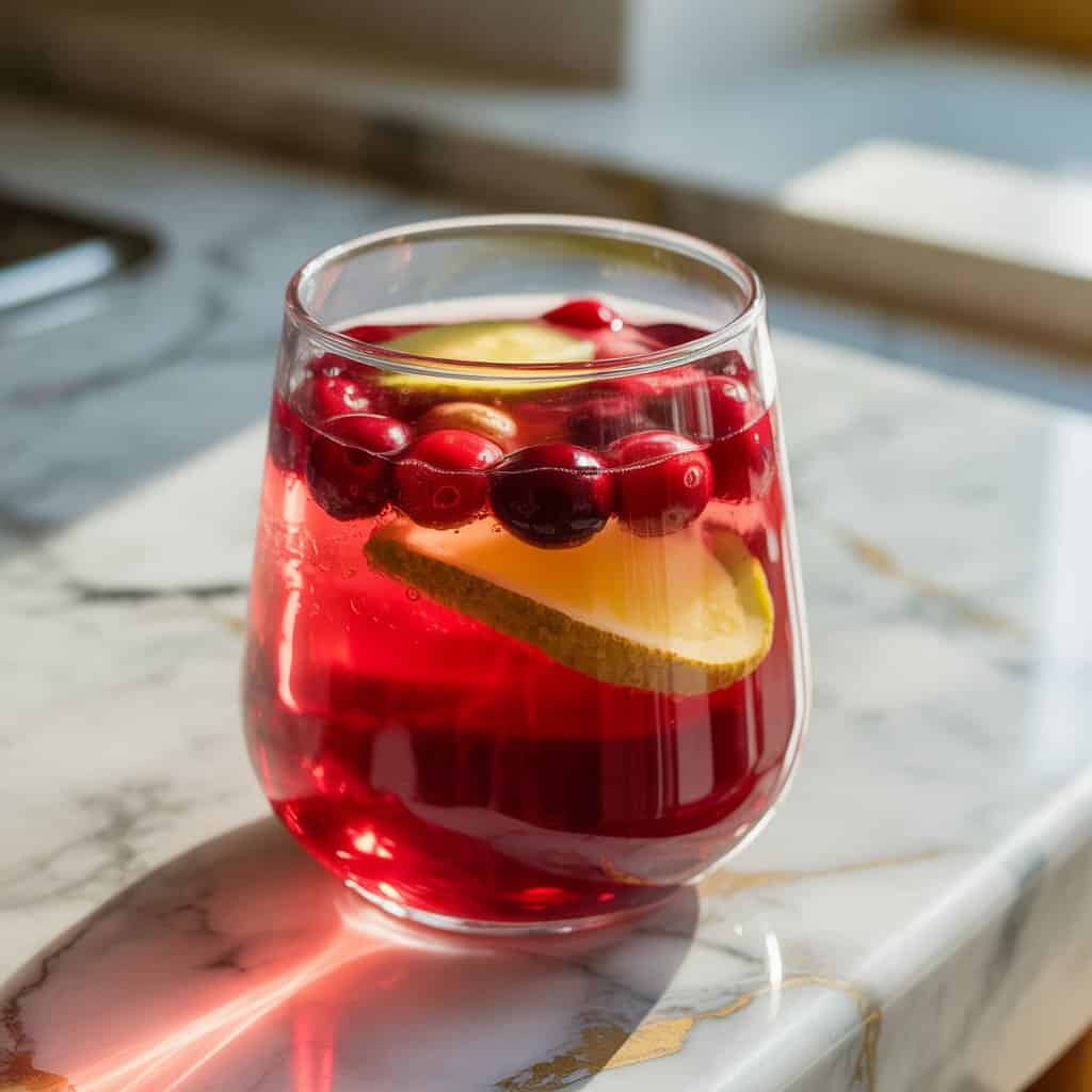 Cranberry Ginger Ale Mocktail Recipe