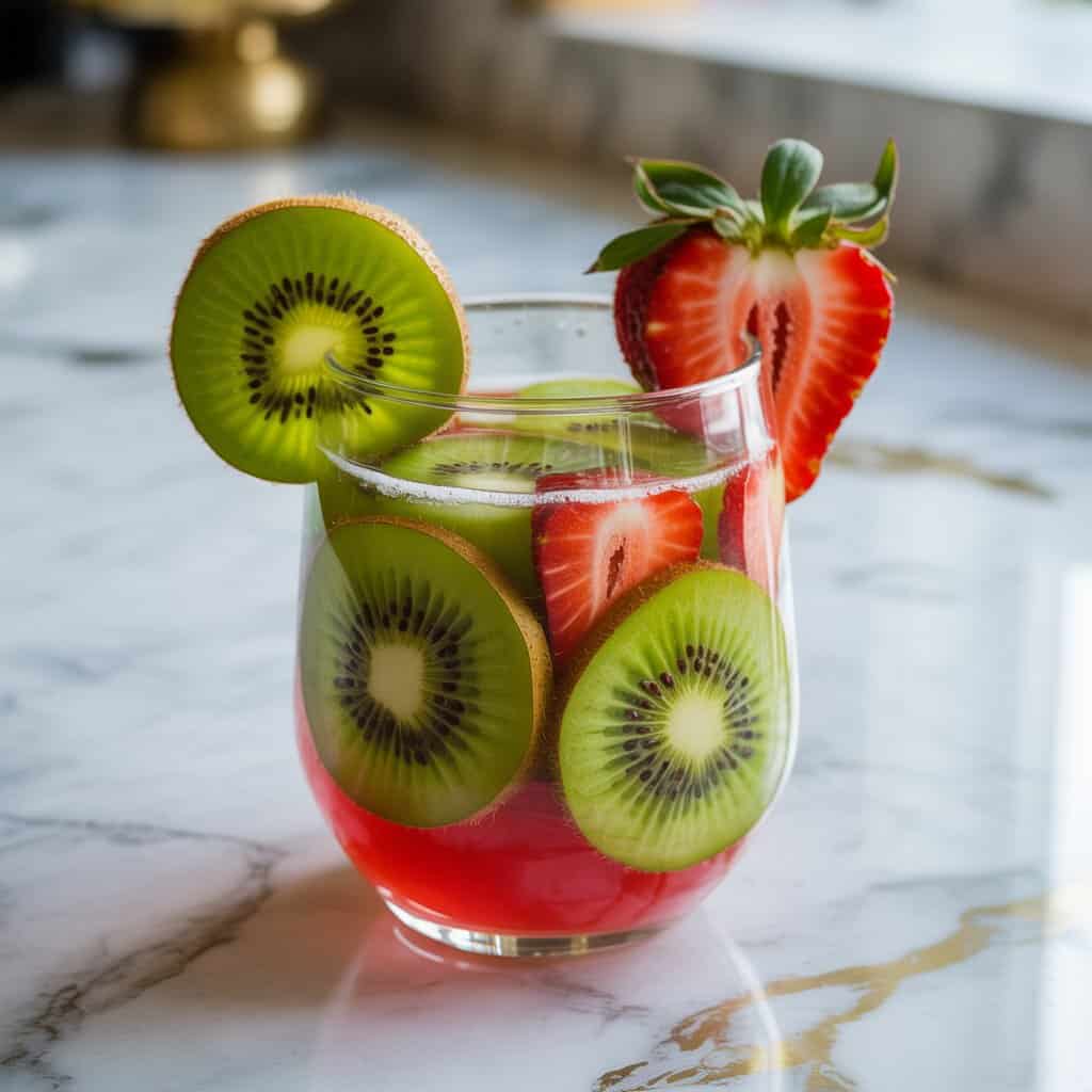 Kiwi Strawberry Punch Mocktail Recipe
