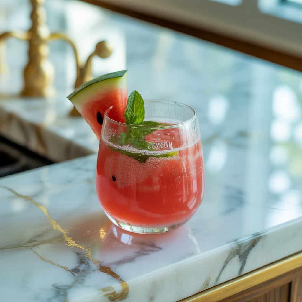 Coconut Watermelon Splash Mocktail Recipe