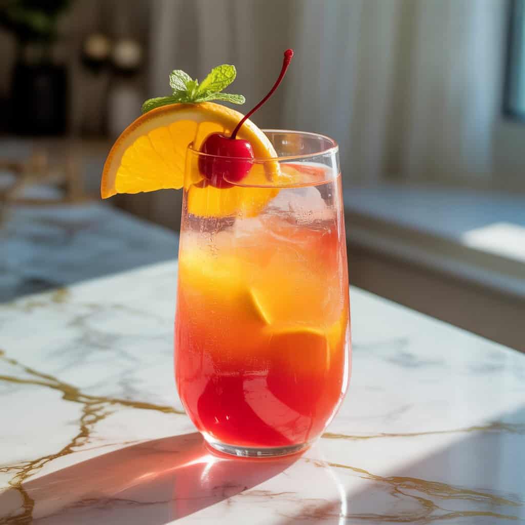 Tropical Sunrise Mocktail Recipe