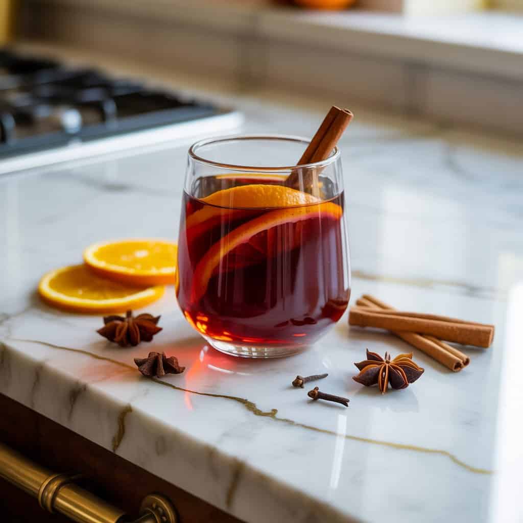 Bourbon Mulled Wine Cocktail Recipe