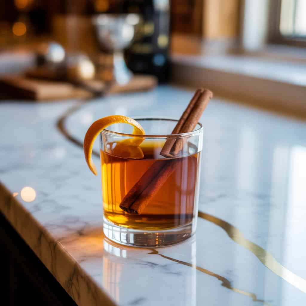 Bourbon Cinnamon Sour Cocktail Recipe