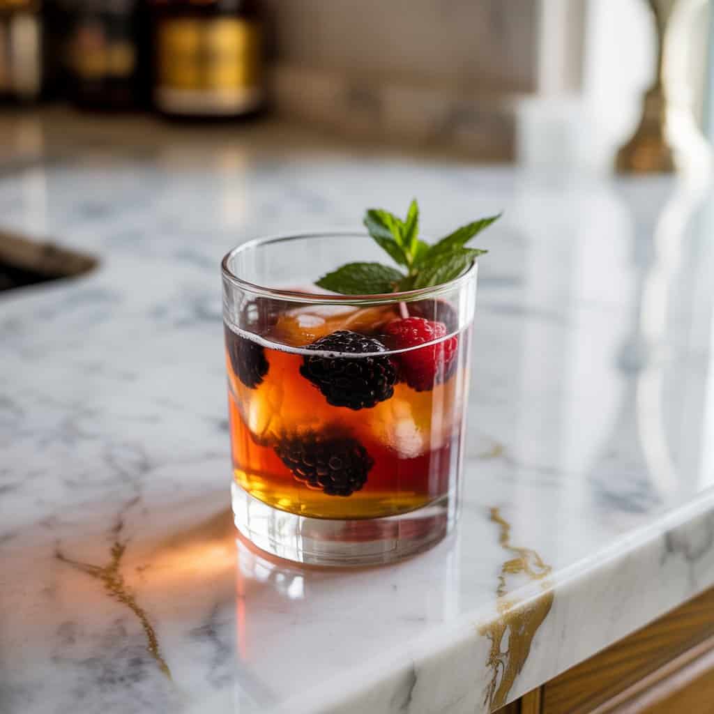 Bourbon Blackberry Smash Cocktail Recipe