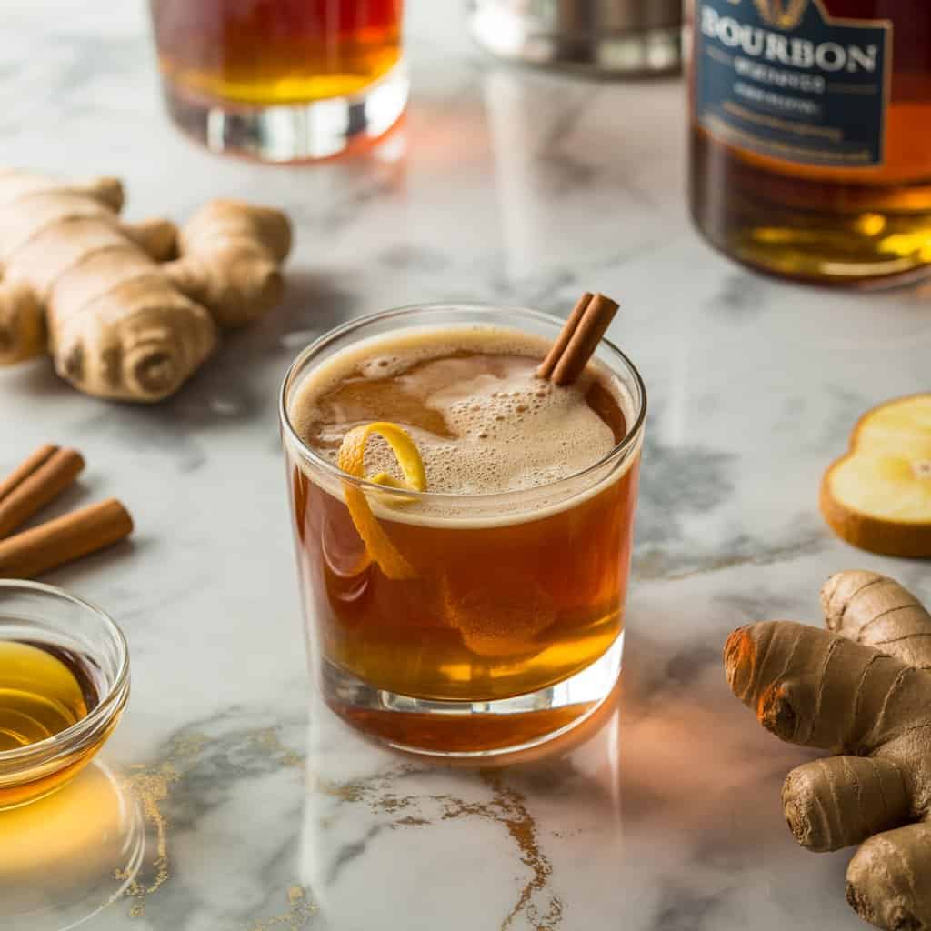 Bourbon Gingerbread Flip Cocktail Recipe
