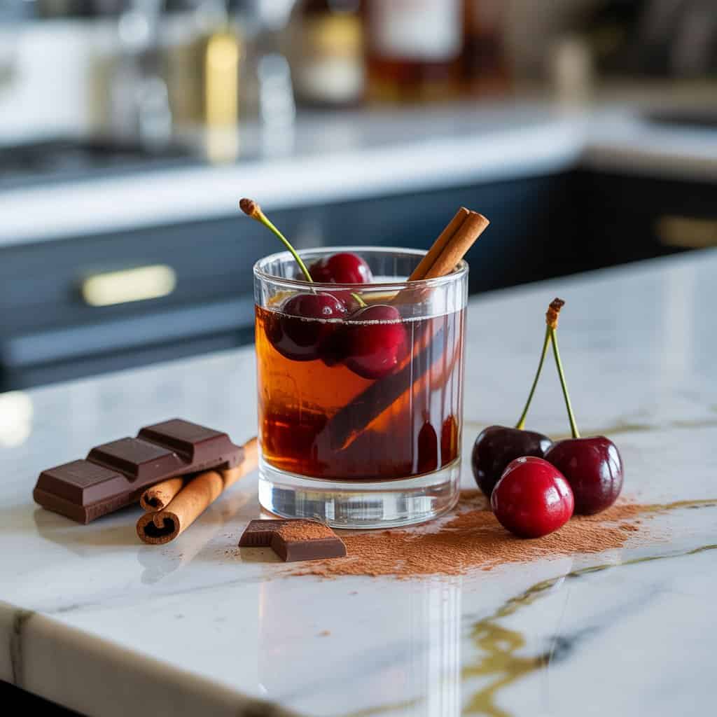 Bourbon Chocolate Cherry Cocktail Recipe