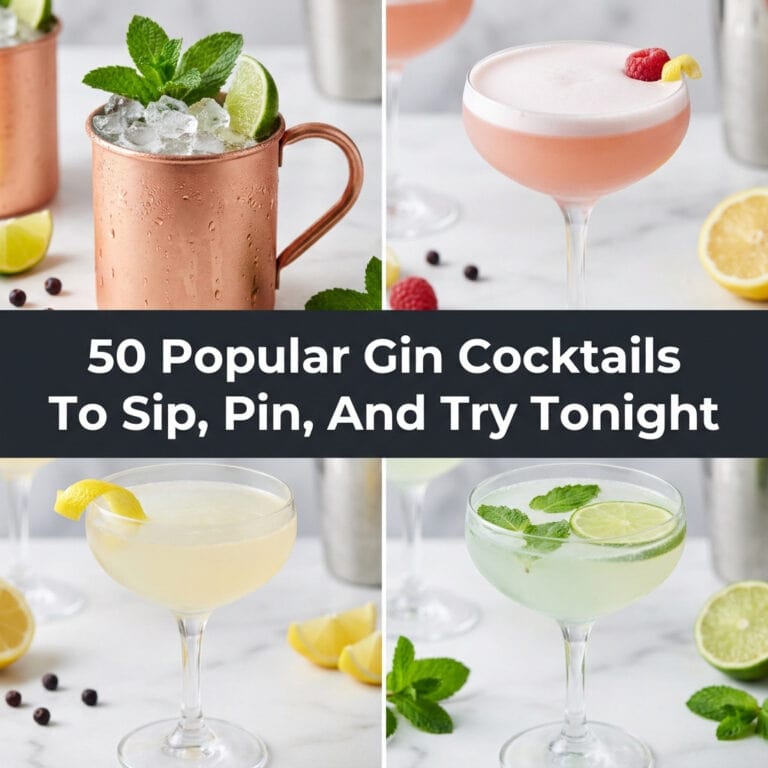 50 Popular Gin Cocktails To Sip, Pin, And Try Tonight