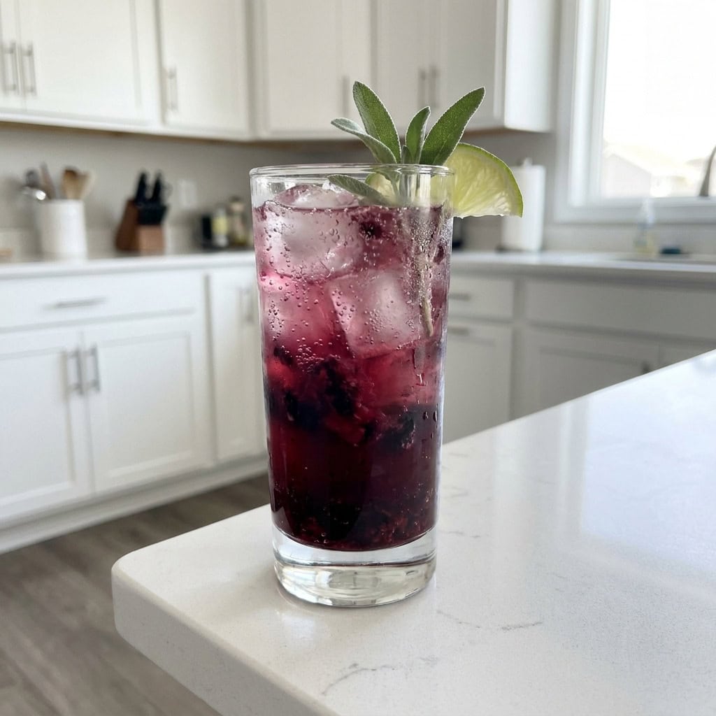 Blackberry Sage Ranch Water Cocktail Recipe