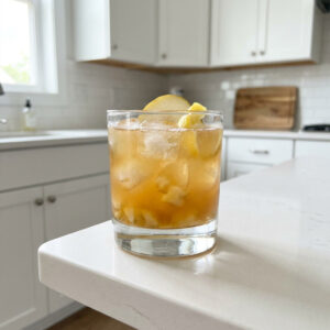 Bourbon Pear Smash Cocktail Recipe