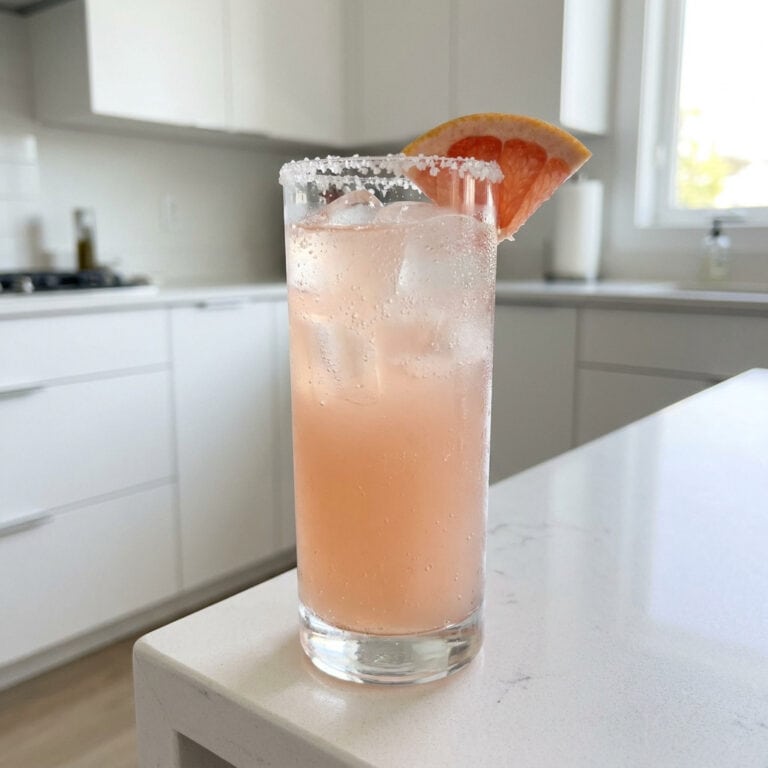 Classic Paloma With Fresh Grapefruit Juice Cocktail Recipe