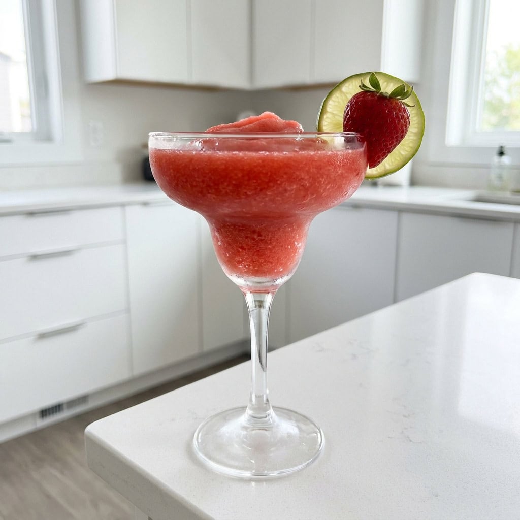 Classic Strawberry Daiquiri Cocktail Recipe