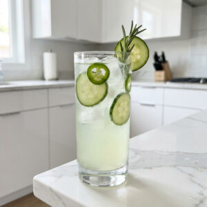 Cucumber Jalapeno Ranch Water Cocktail Recipe