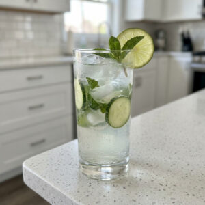 Cucumber Mint Ranch Water Cocktail Recipe