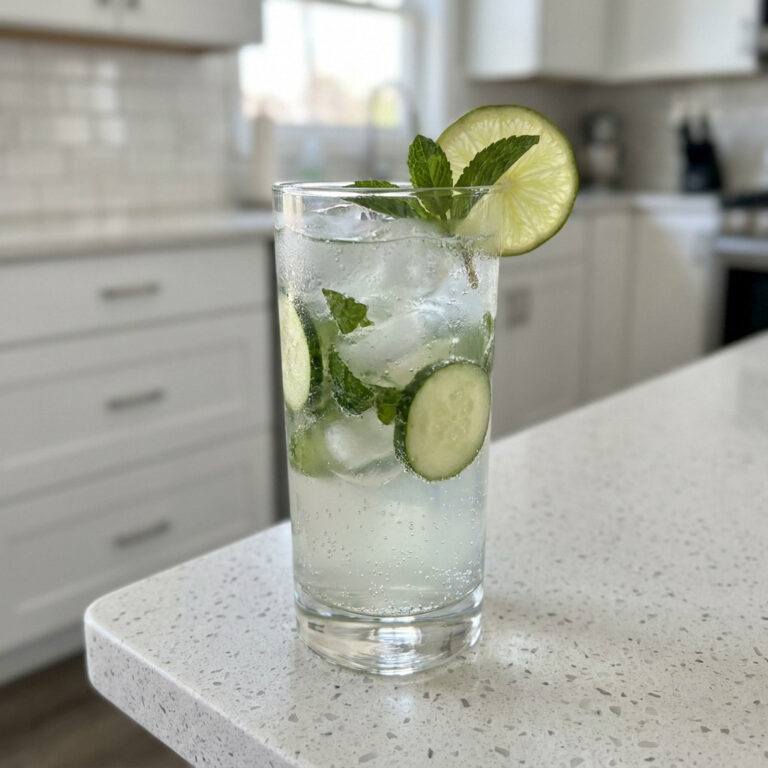 Cucumber Mint Ranch Water Cocktail Recipe
