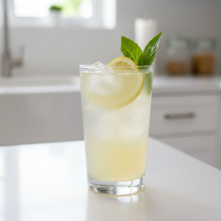 Gin Basil Lemonade Cocktail Recipe