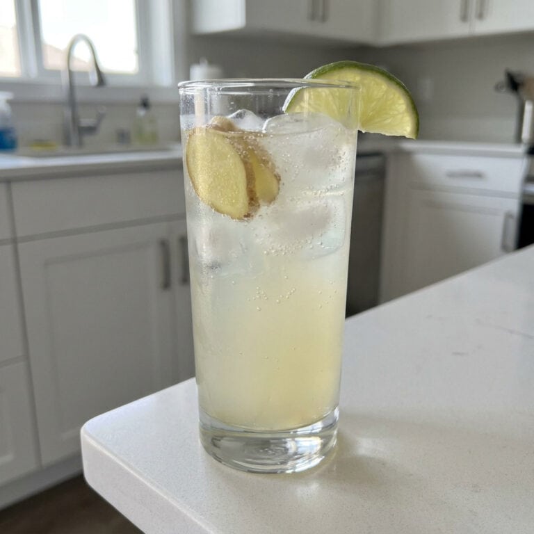 Lemon Ginger Ranch Water Cocktail Recipe