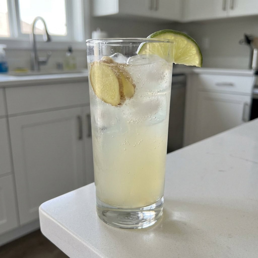 Lemon Ginger Ranch Water Cocktail Recipe