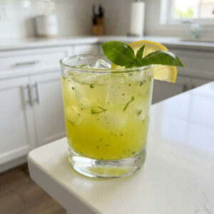 Limoncello Basil Smash Cocktail Recipe