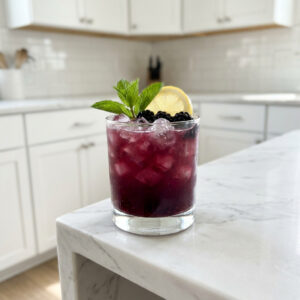 Limoncello Blackberry Smash Cocktail Recipe