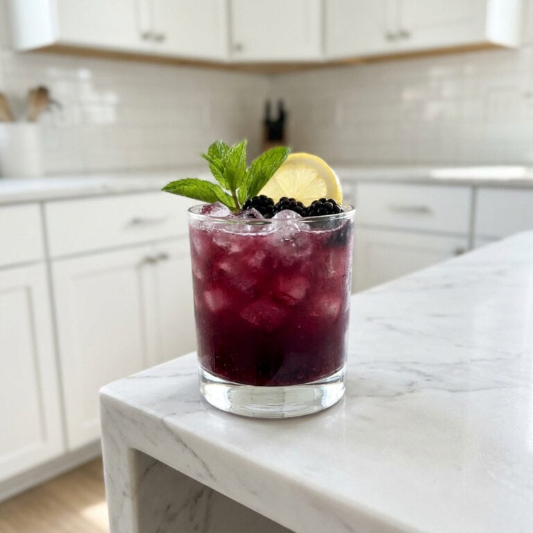 Limoncello Blackberry Smash Cocktail Recipe