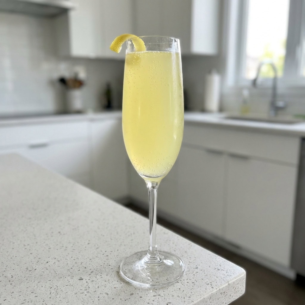 Limoncello French 75 Cocktail Recipe