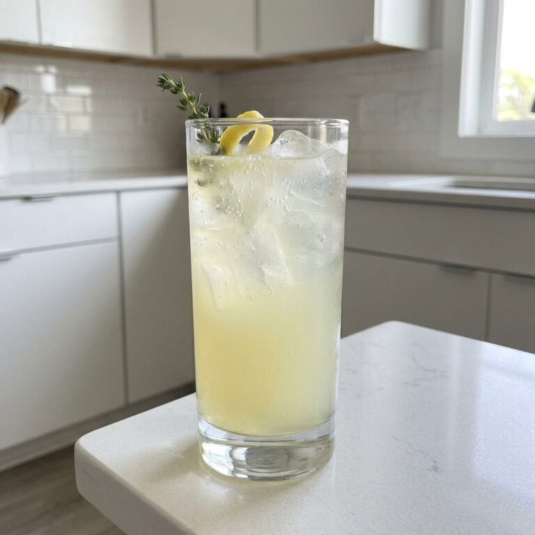 Limoncello Gin Fizz Cocktail Recipe