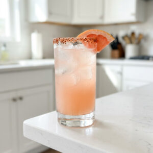 Paloma With Chili Powder Rim Cocktail Recipe