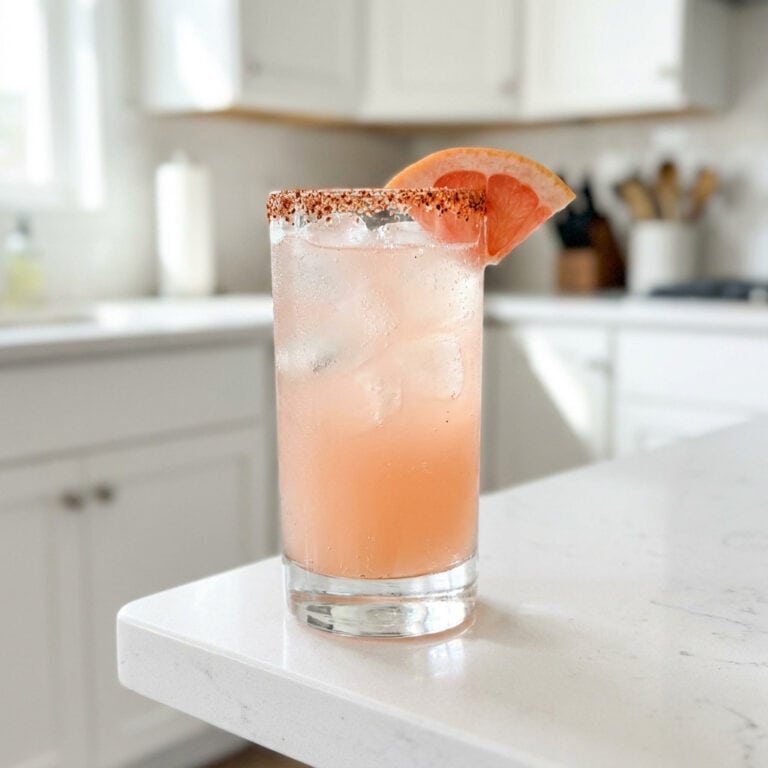 Paloma With Chili Powder Rim Cocktail Recipe