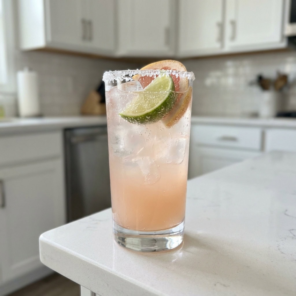 Paloma With Fresh Lime Juice Cocktail Recipe