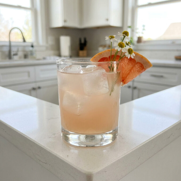 Paloma With Grapefruit And Chamomile Cocktail Recipe