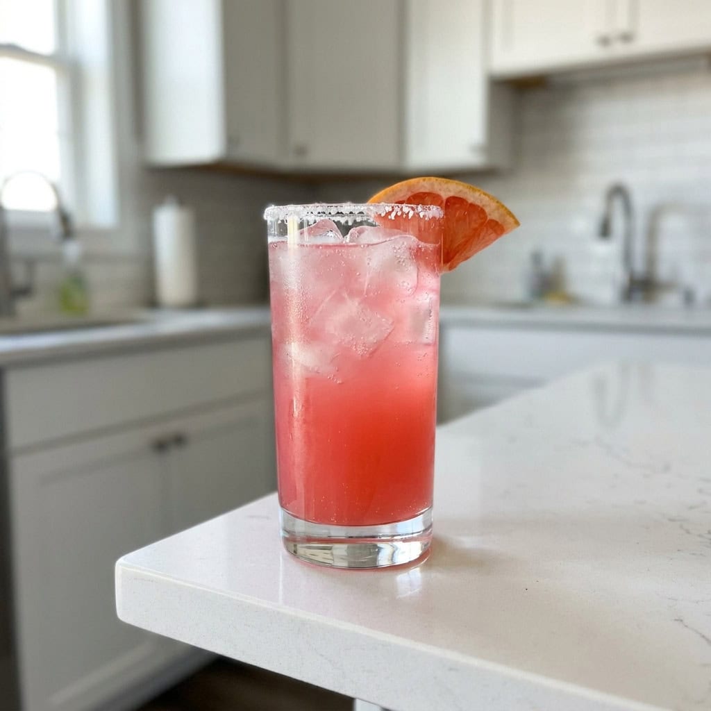 Paloma With Grapefruit And Hibiscus Cocktail Recipe