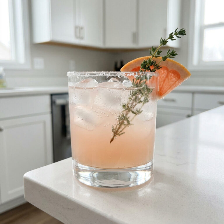 Paloma With Grapefruit And Thyme Cocktail Recipe
