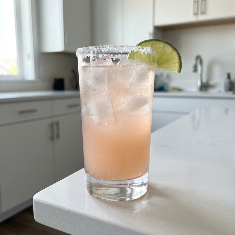 Paloma With Salted Rim And Lime Wedge Cocktail Recipe